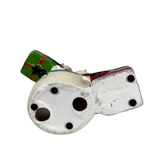 Pier 1 Totem Snowman Stacked Trio TeaLight Candle Holder 12" Tall - Picture 5 of 6